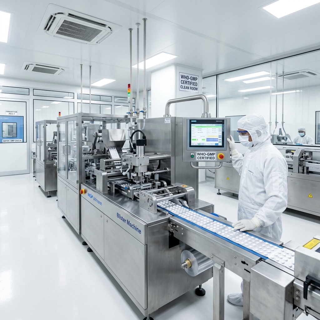 WHO-GMP certified manufacturing facility of KONFYL Pharmaceutical