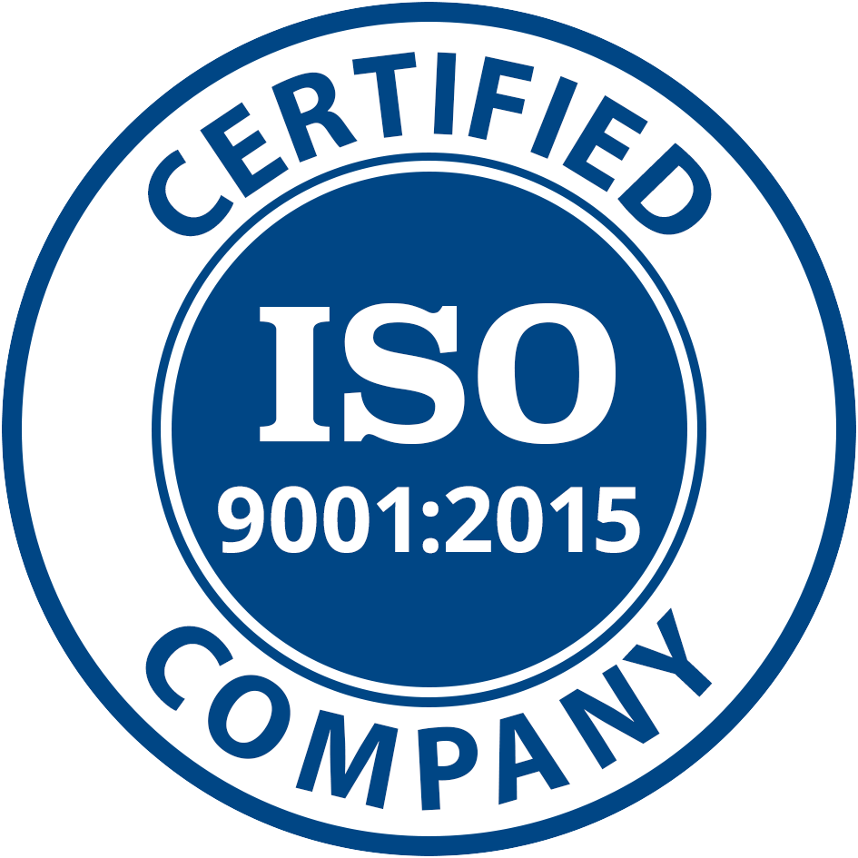 ISO 9001:2015 certified process quality logo